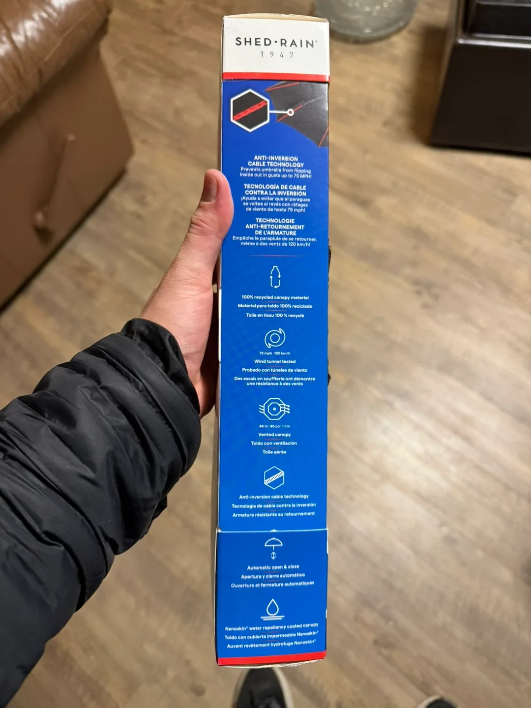 New ShedRain WINDPRO Umbrella - Never Used! image indicator(5)