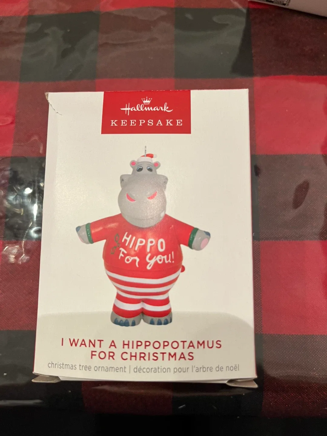 Hallmark Keepsake Hippo Christmas Ornament