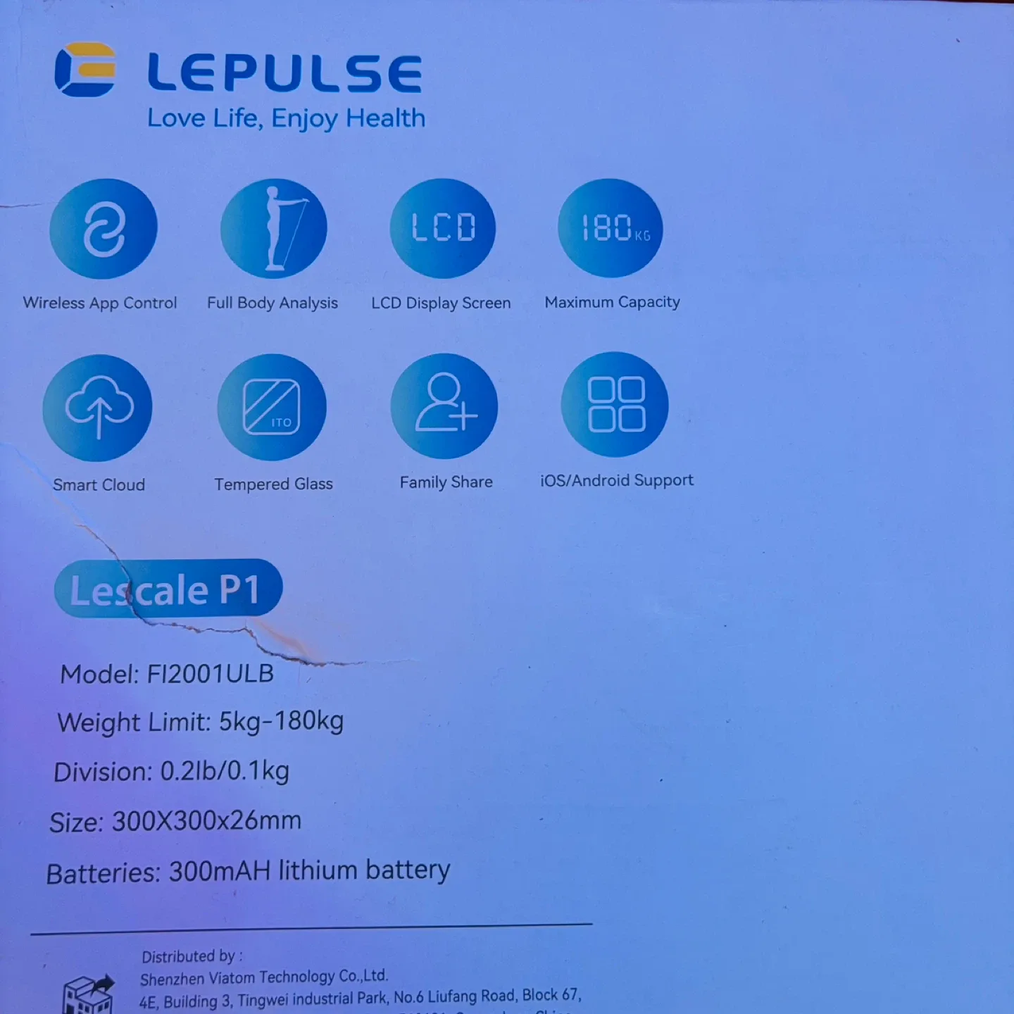 *New* $140+ Pro Body Fat Scale - Lepulse Lescale P1 image indicator(3)