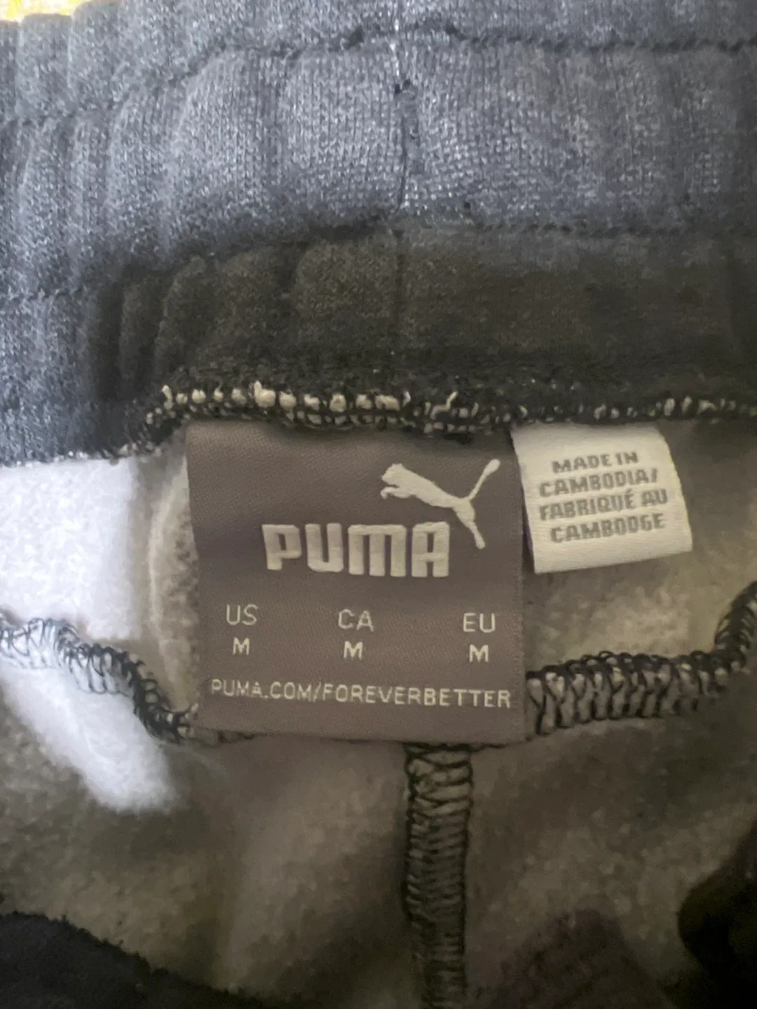 Puma Grey Jogger Pants - Size M image indicator(2)