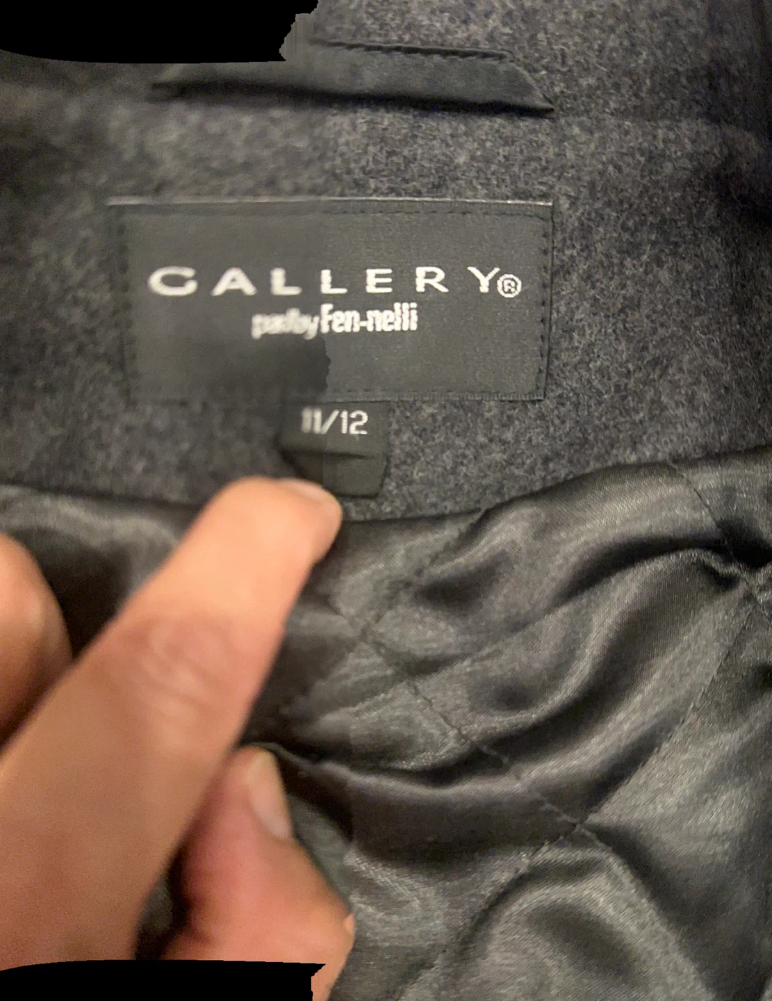 Gallery by Fer-Nelli Wool Blend Coat - Size 11/12 - photo 2