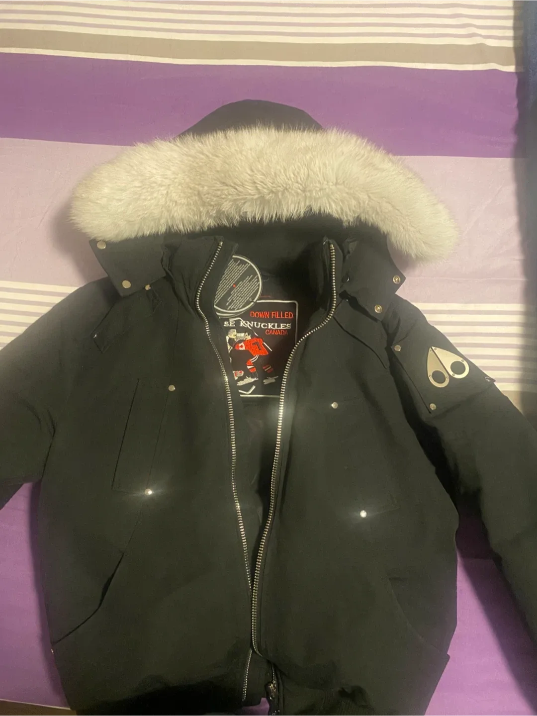 Moose Knuckles bomber Jacket