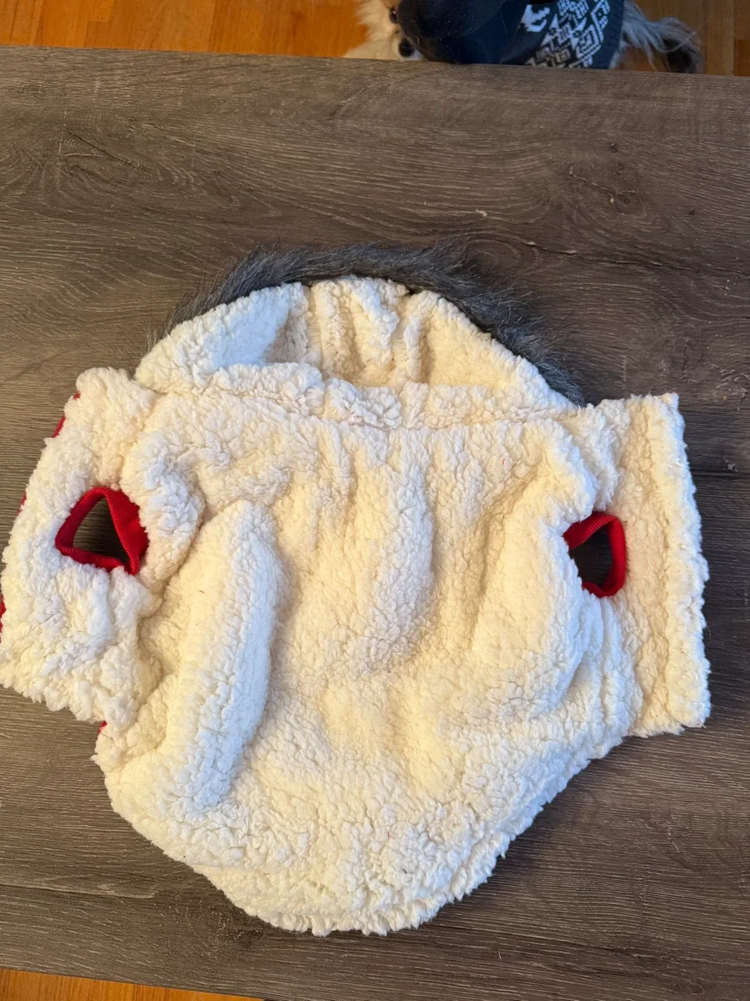 Sherpa Lined Dog Jacket with Hood image indicator(4)