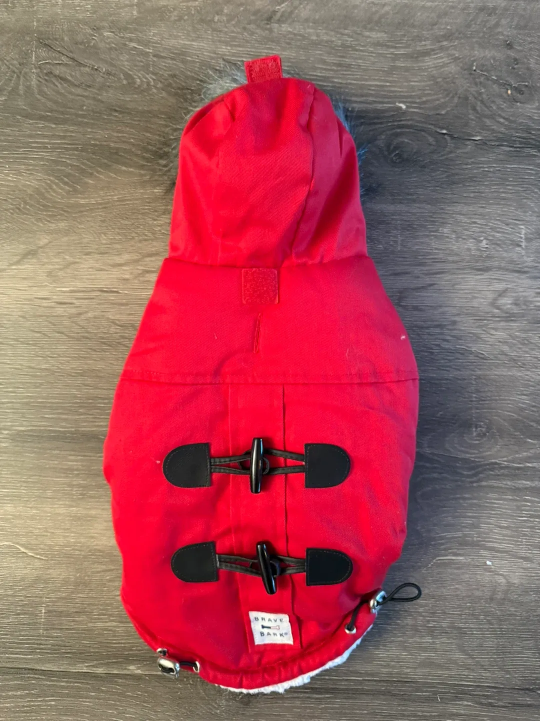 Sherpa Lined Dog Jacket with Hood image indicator(3)