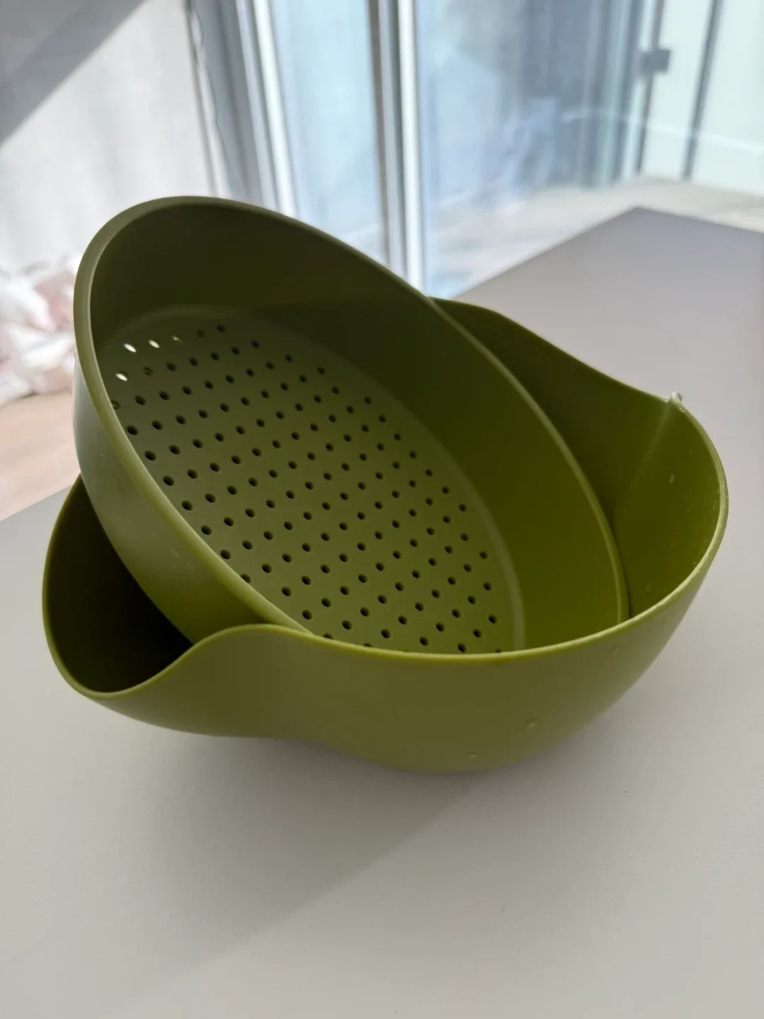 Green Colander and Bowl Set