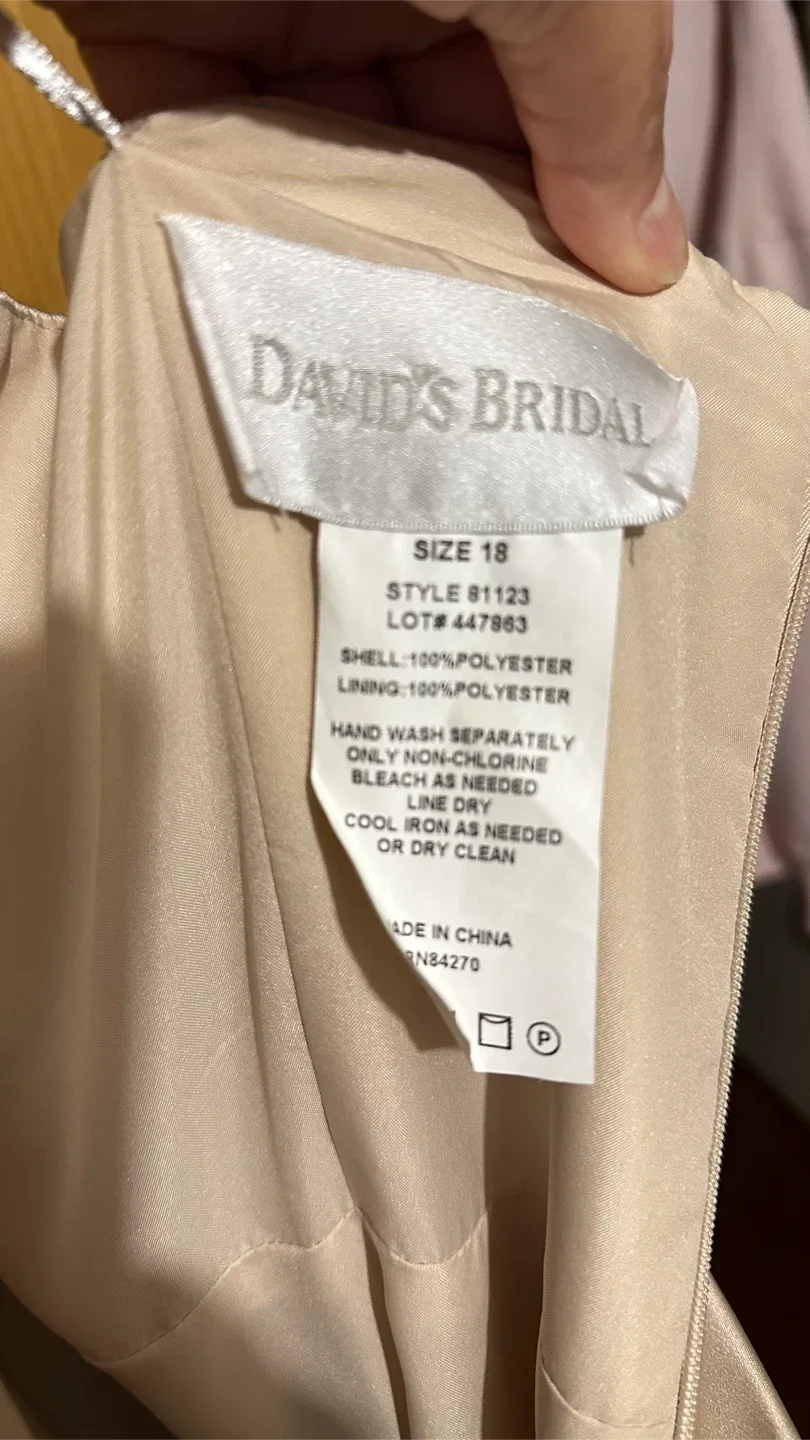 David's Bridal Dress - Size 18 image indicator(4)
