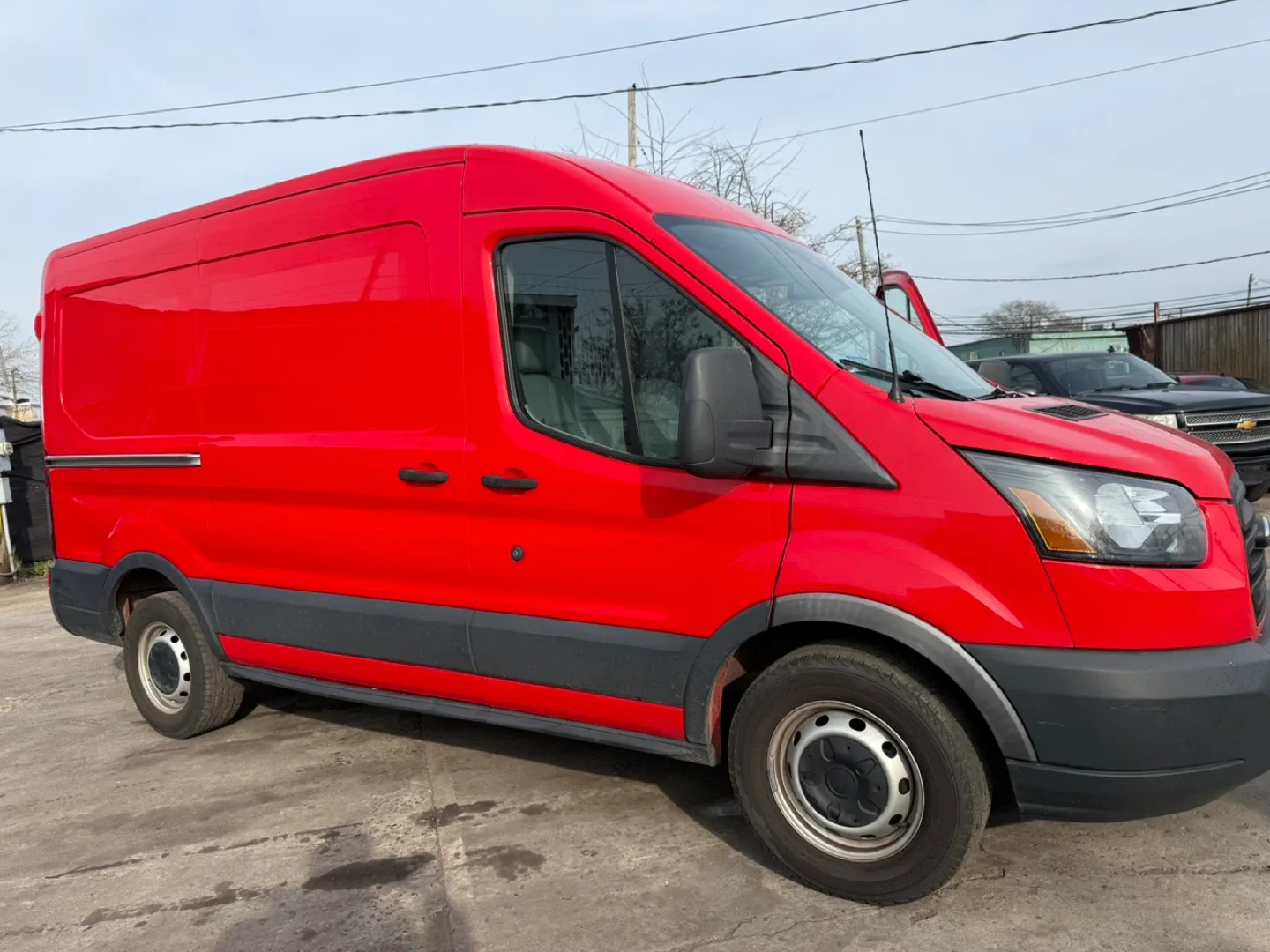 2019 Ford Transit 150 Red Van