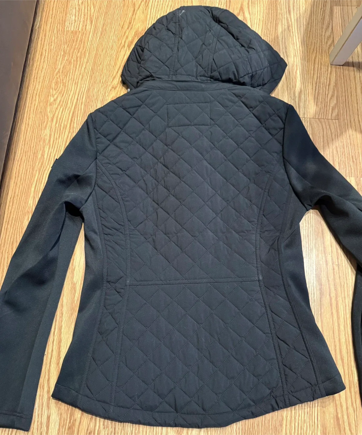 Andrew Marc Black Quilted Jacket - Size S image indicator(3)