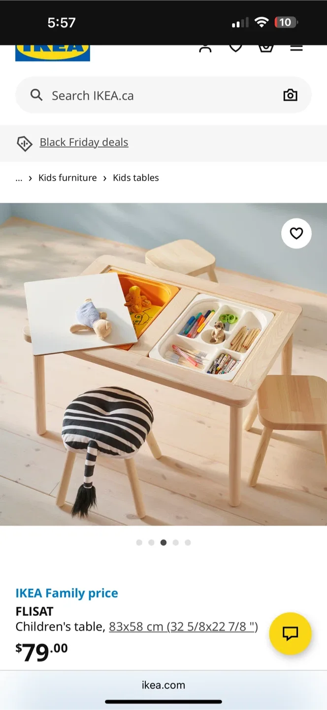 IKEA FLISAT Children's Table image indicator(4)