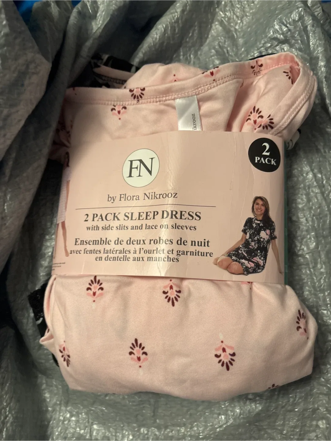 Flora Nikrooz 2-Pack Sleep Dress XL