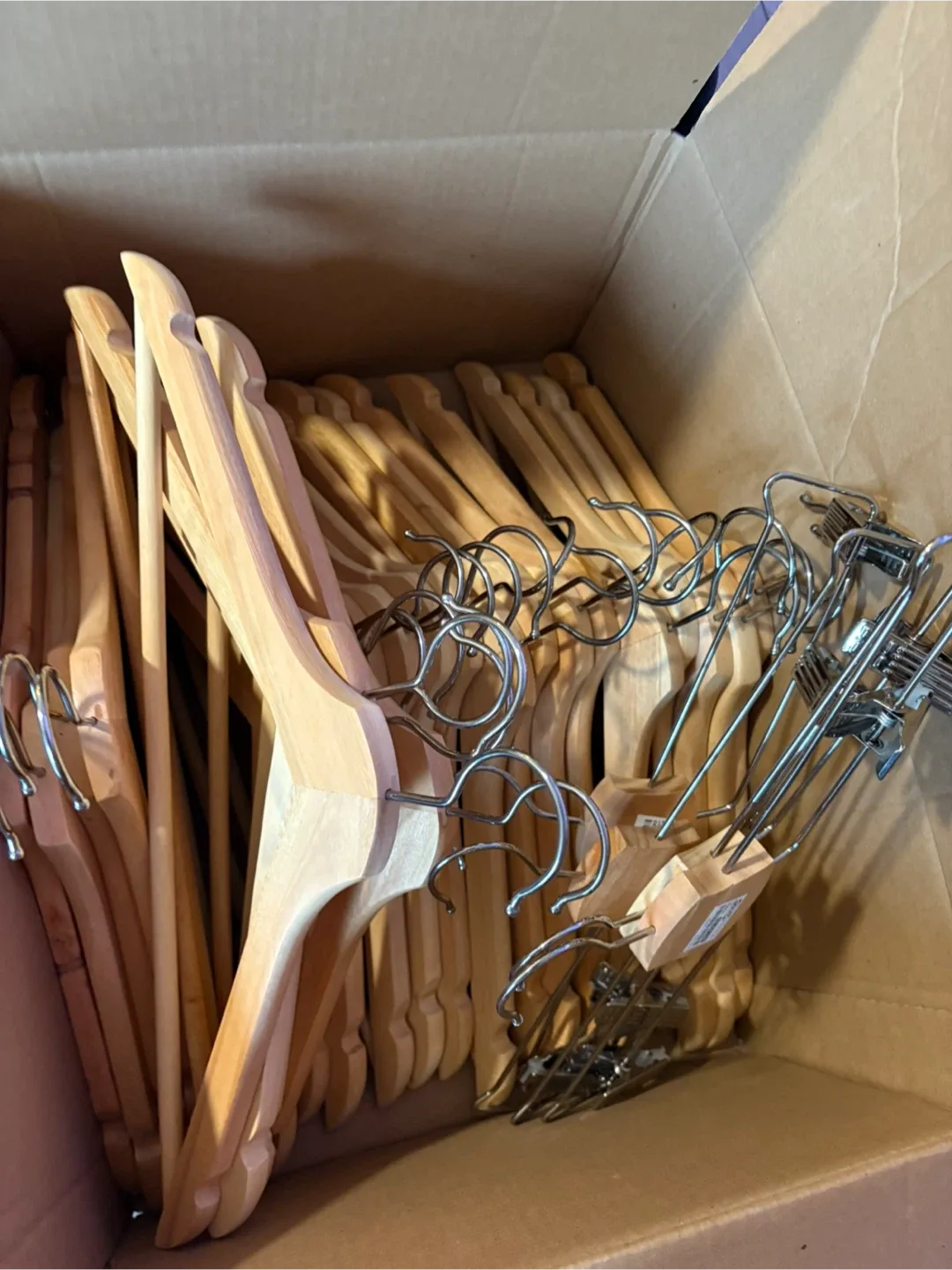 Wooden Clothes Hangers - Box of Many!