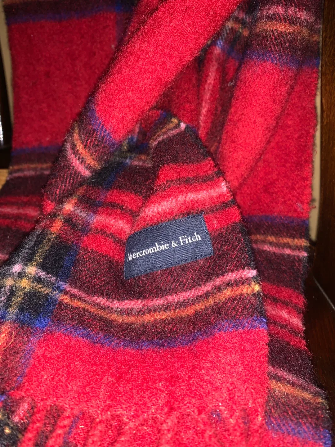 Abercrombie & Fitch Plaid Scarf image indicator(4)