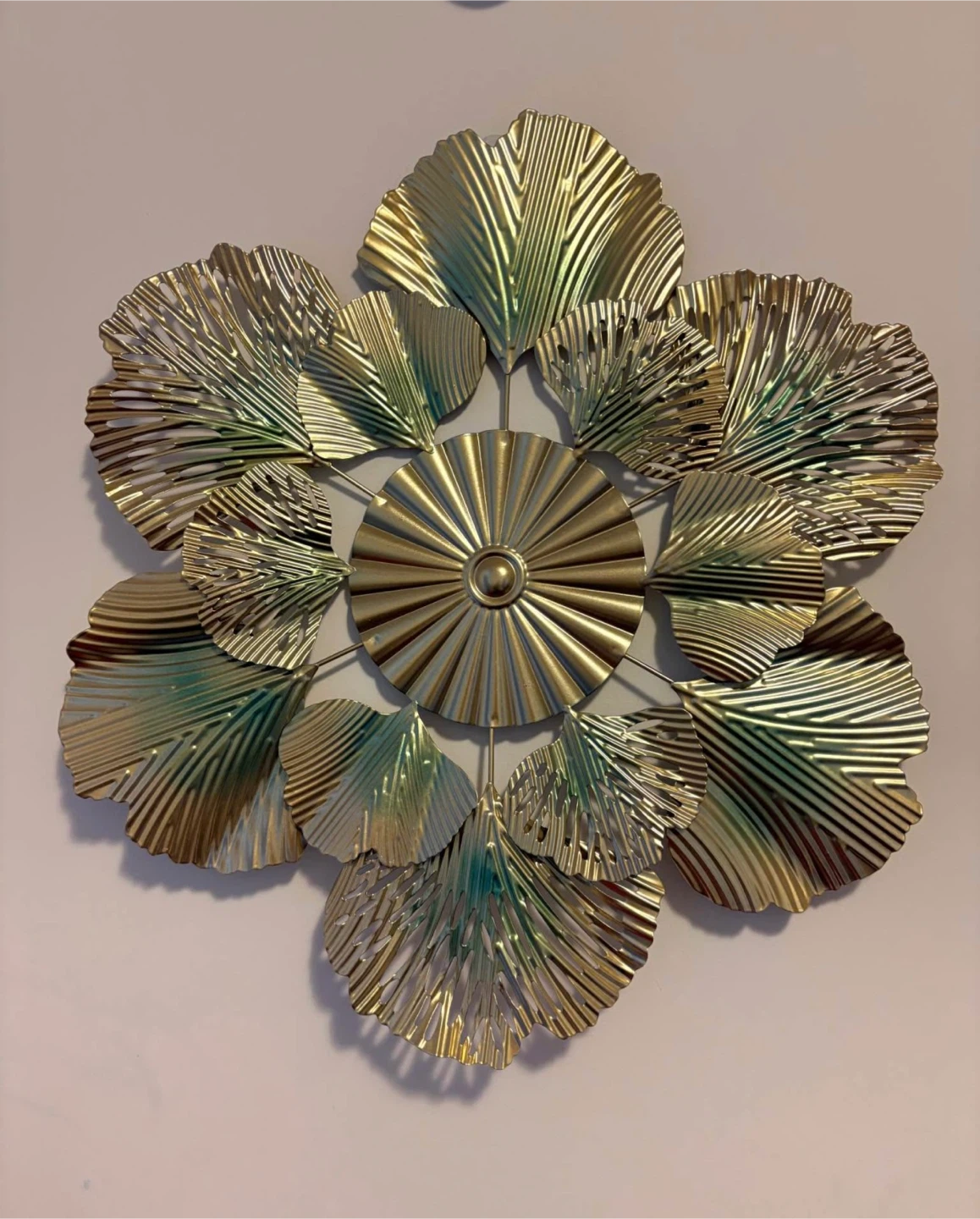 Metal Flower Wall Decor - 18 inch - photo 3