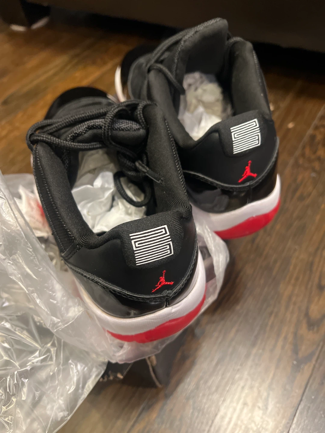 Air Jordan 11 Retro Little Flex (PS) - Black/Red - photo 3
