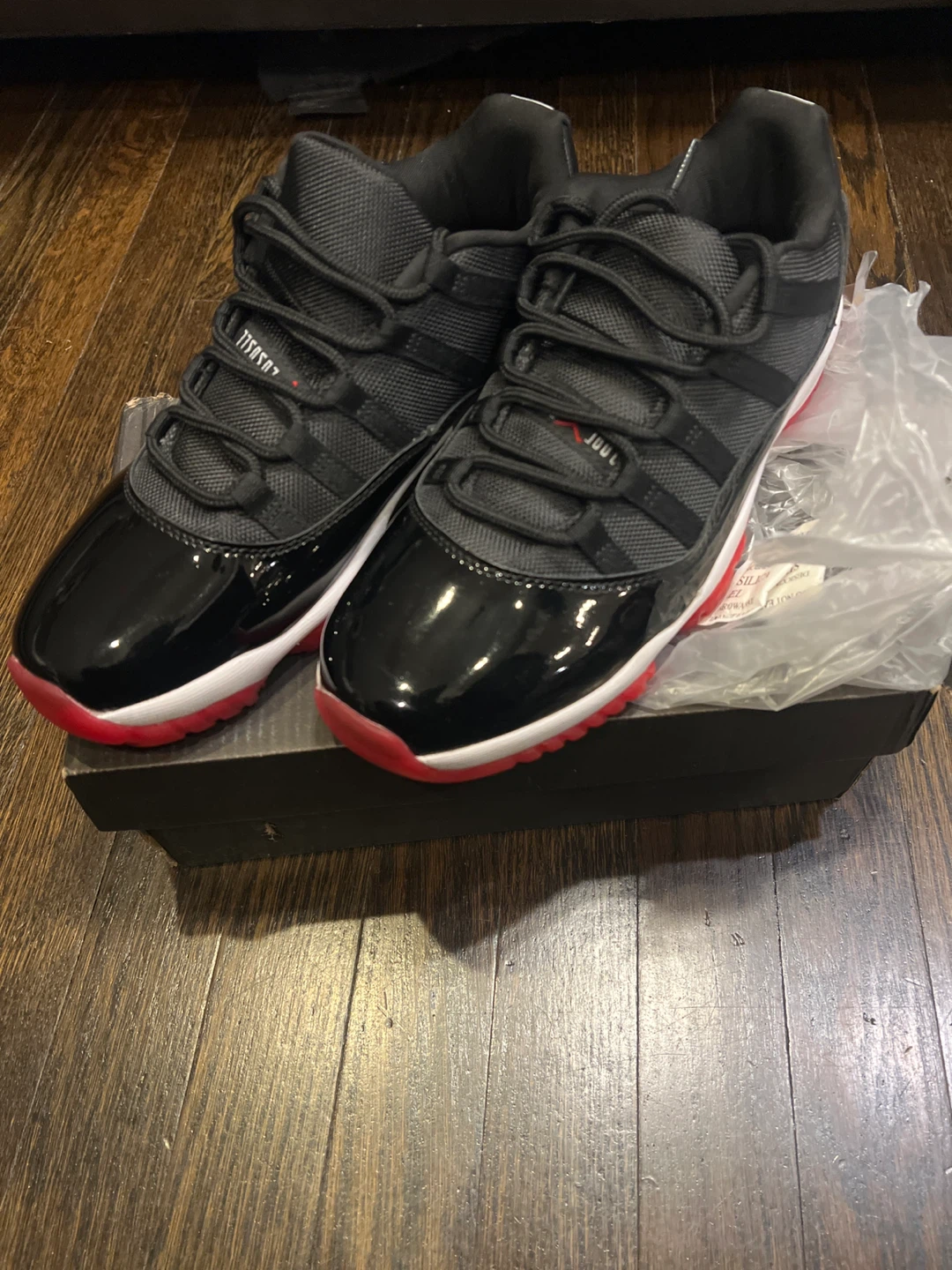 Air Jordan 11 Retro Little Flex (PS) - Black/Red - photo 2