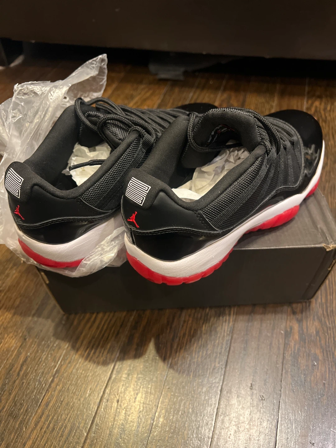 Air Jordan 11 Retro Little Flex (PS) - Black/Red - photo 4