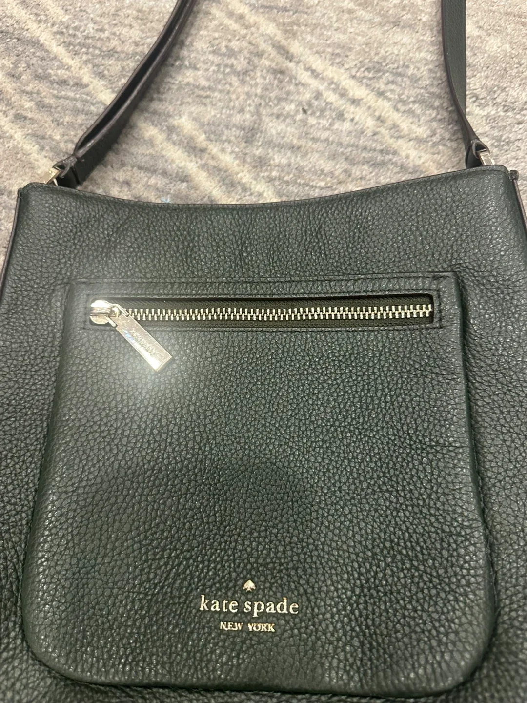 Kate Spade dark green Leather Shoulder Bag