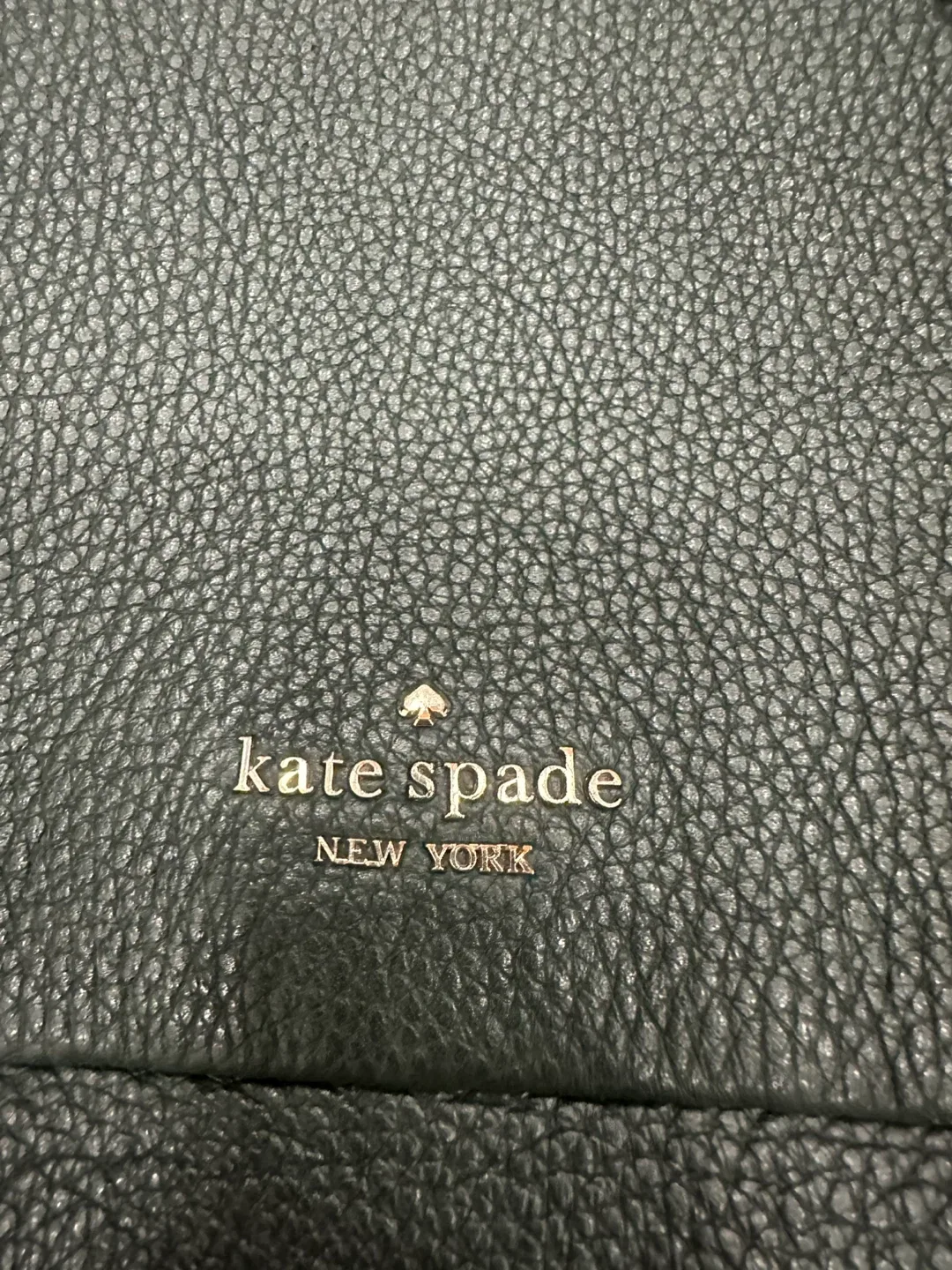 Kate Spade dark green Leather Shoulder Bag image indicator(2)