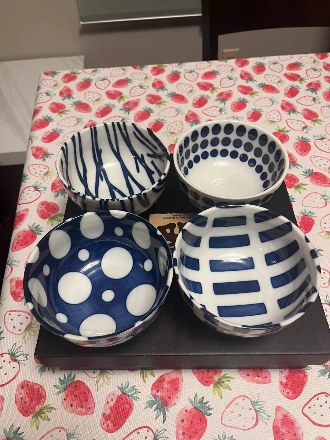 Japanese Bowls Set of 4, New in Box image indicator(2)