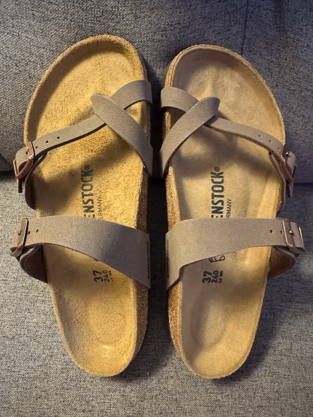 Birkenstock Mayari Mocha Sandals - Size 37 (US 6-6.5)