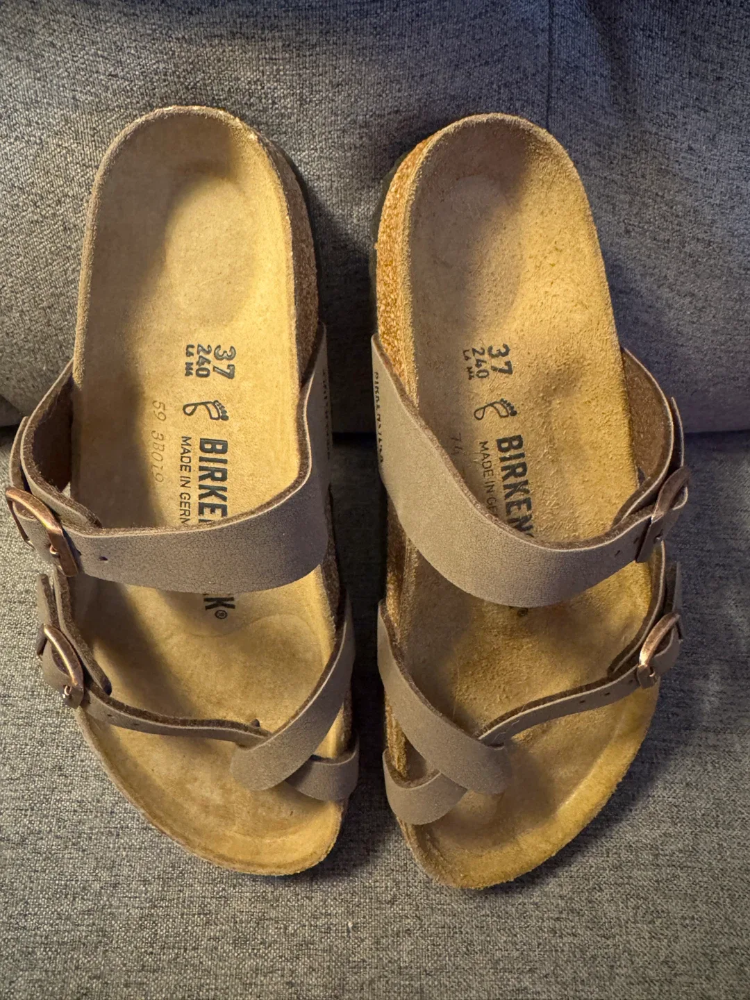 Birkenstock Mayari Mocha Sandals - Size 37 (US 6-6.5) image indicator(2)