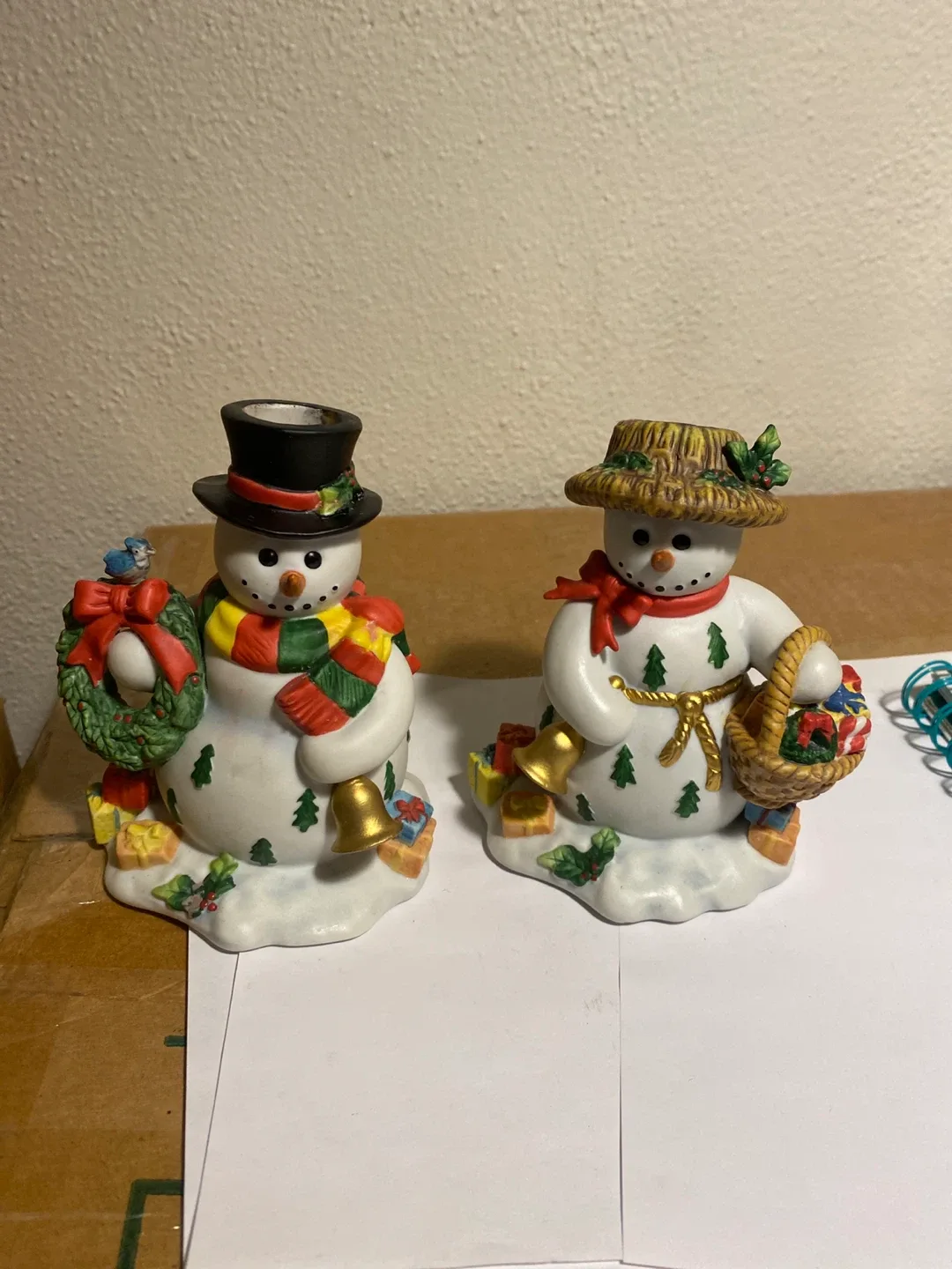 Snowbell Taper holder pair