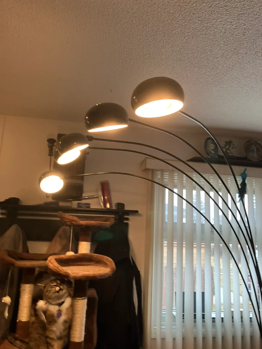 Modern Black Arc Floor Lamp image indicator(4)