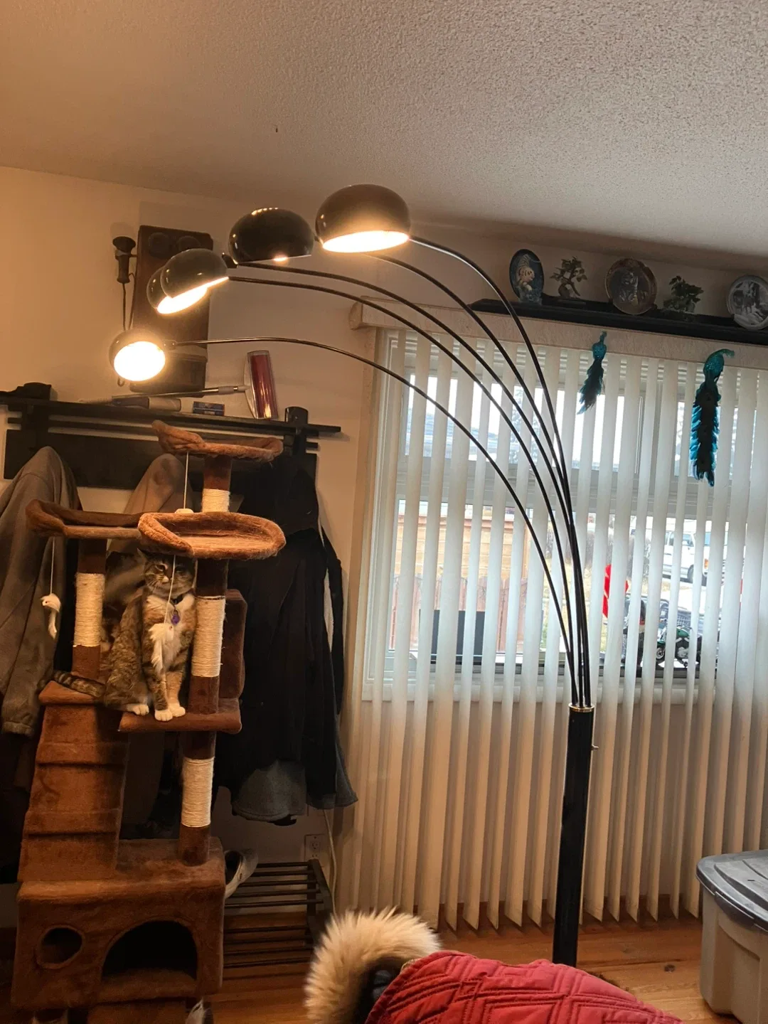 Modern Black Arc Floor Lamp