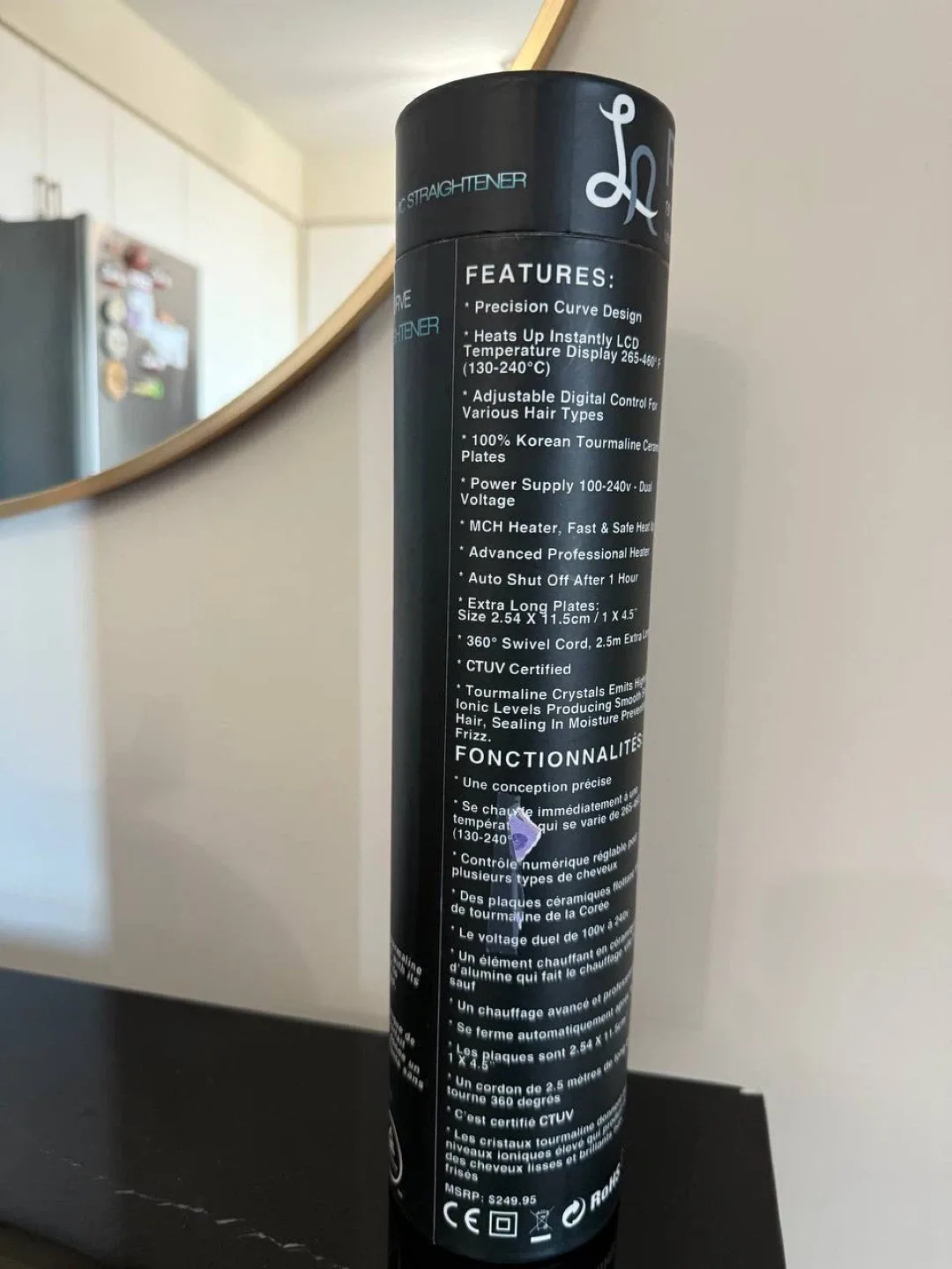 Ceramic Flat Iron Hair Straightener image indicator(5)