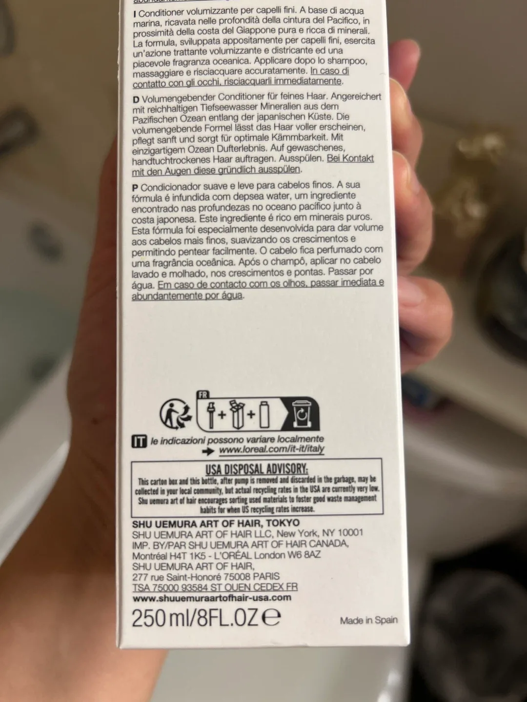 Shu Uemura Muroto Volume Lightweight Care Conditioner image indicator(2)