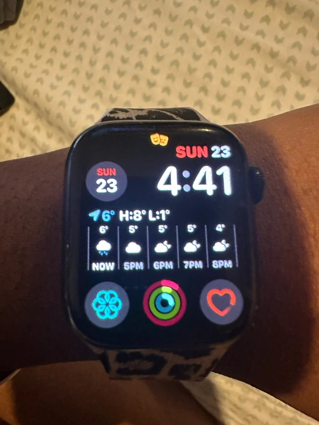 Apple Watch with Leopard Print Band - photo 2