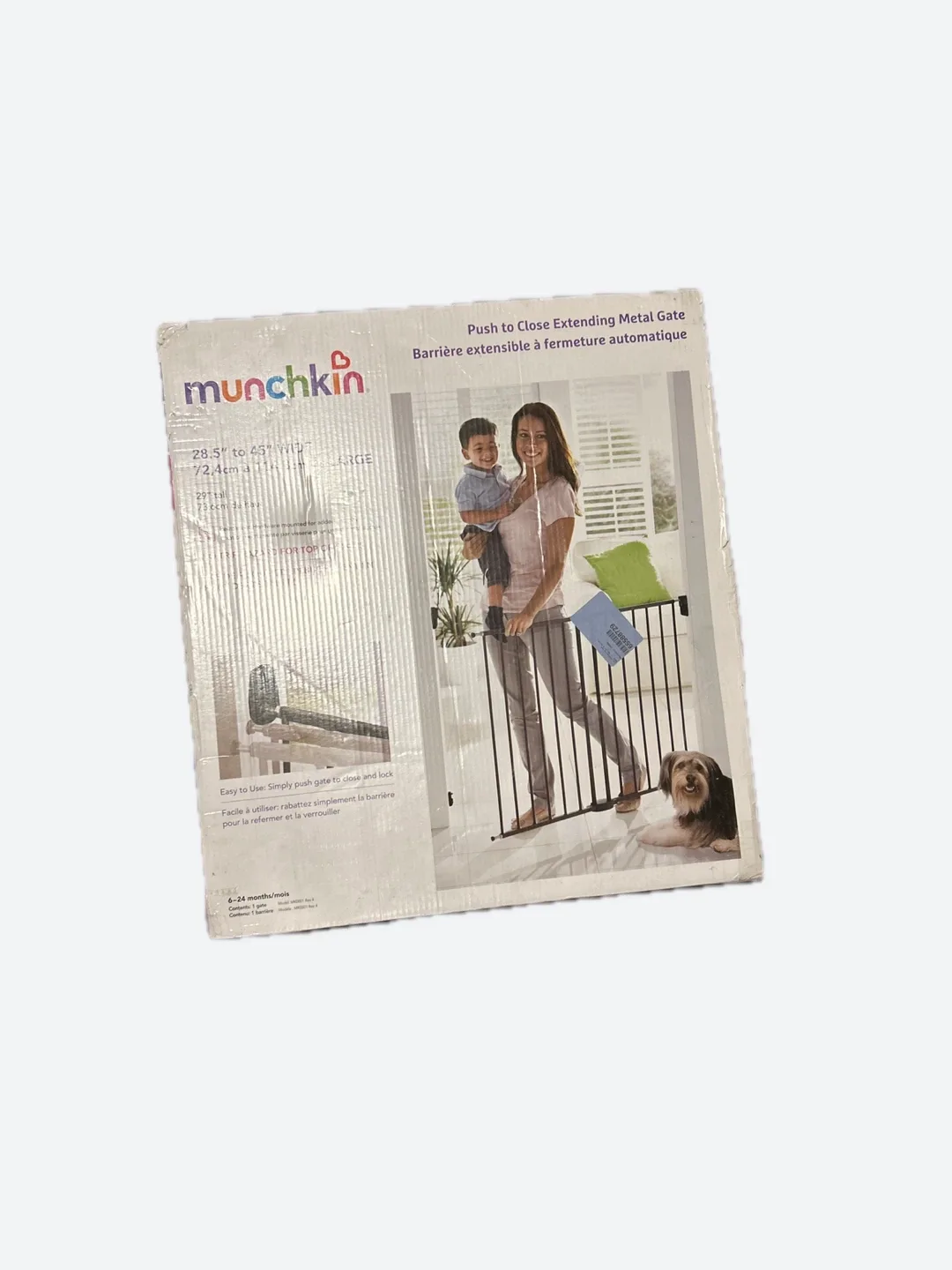 Munchkin Push to Close Extending Metal Gate