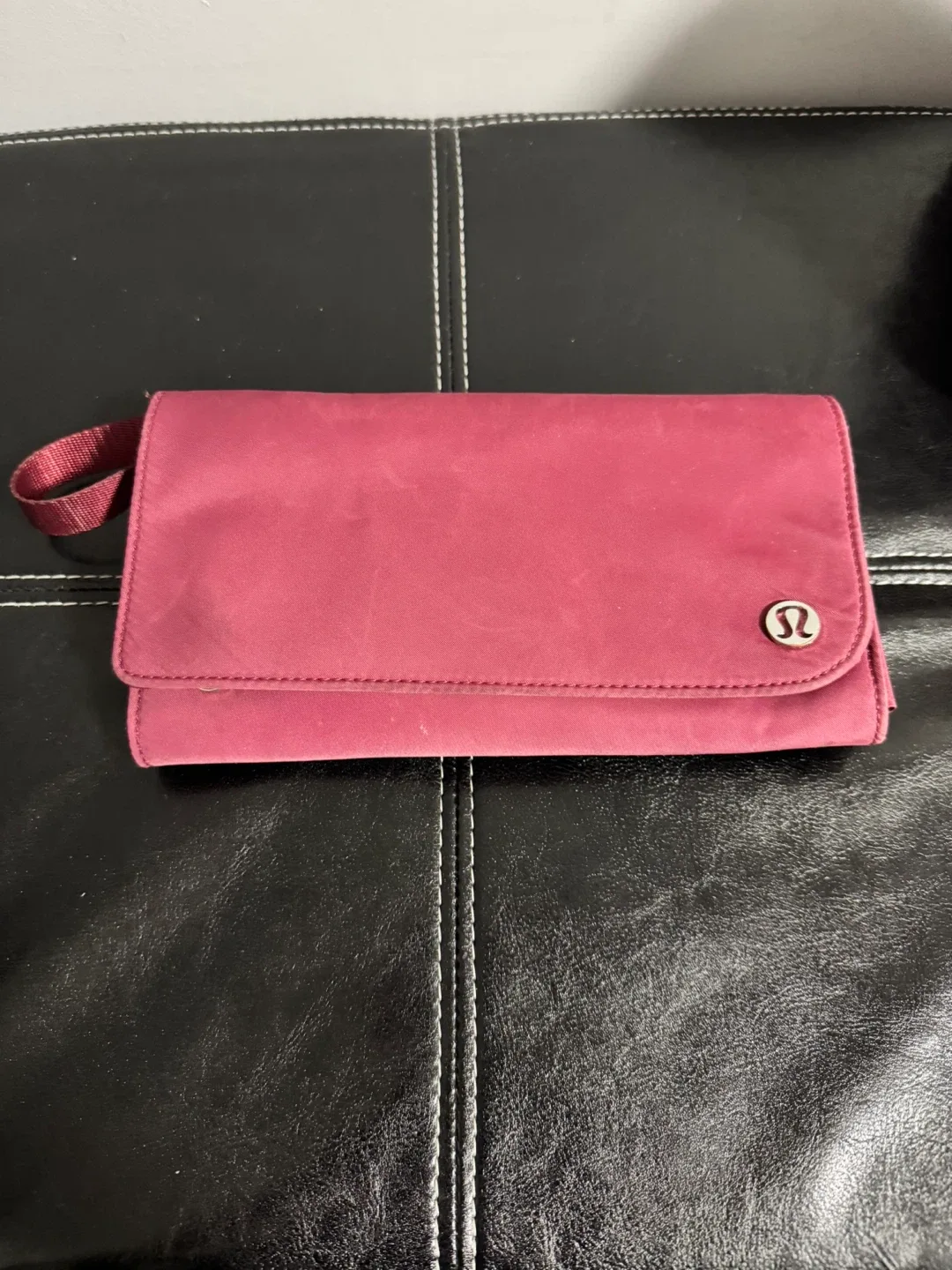 Lululemon Burgundy Crossbody Wallet