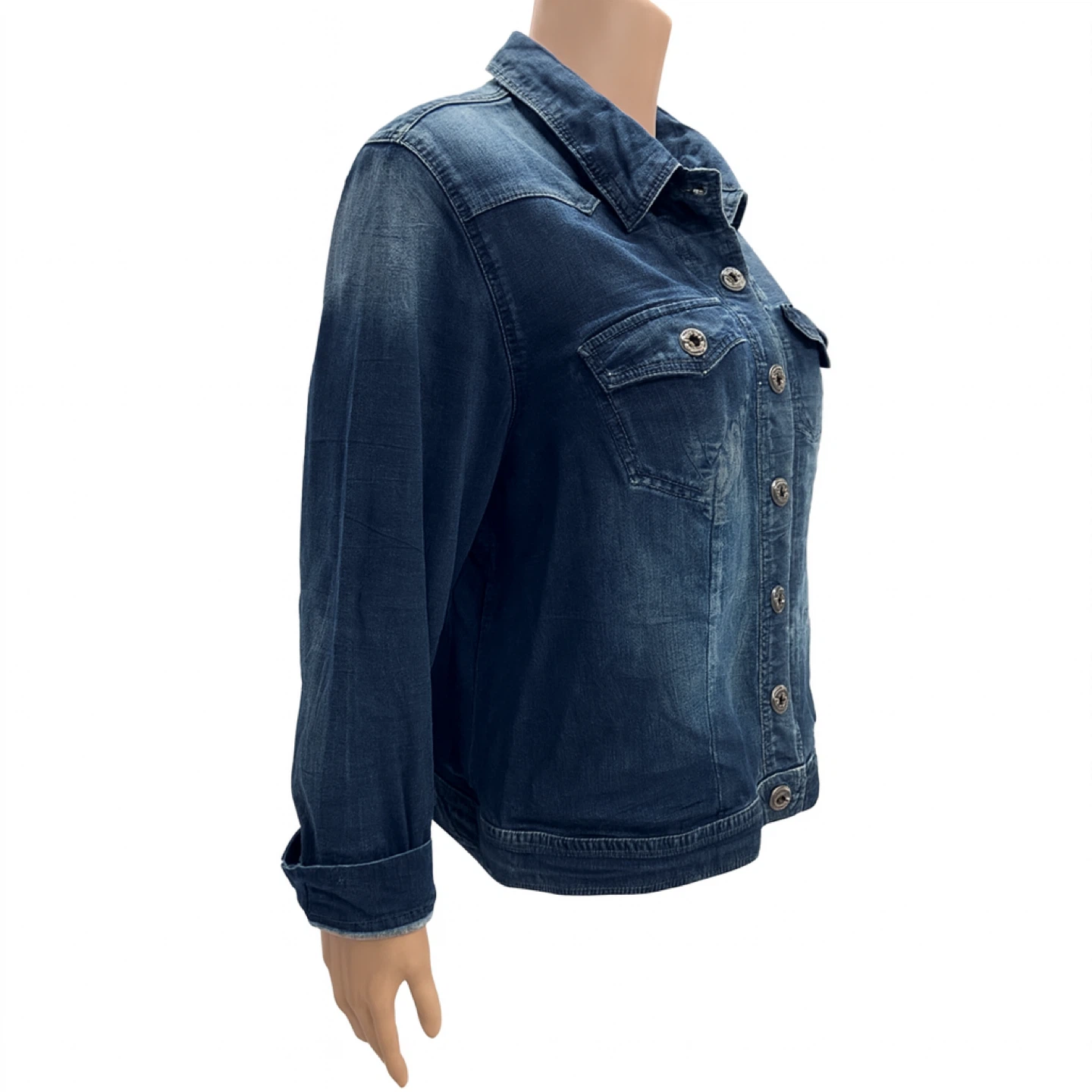 Parasuco Women’s Denim Jacket Size 16 – Like New - photo 3