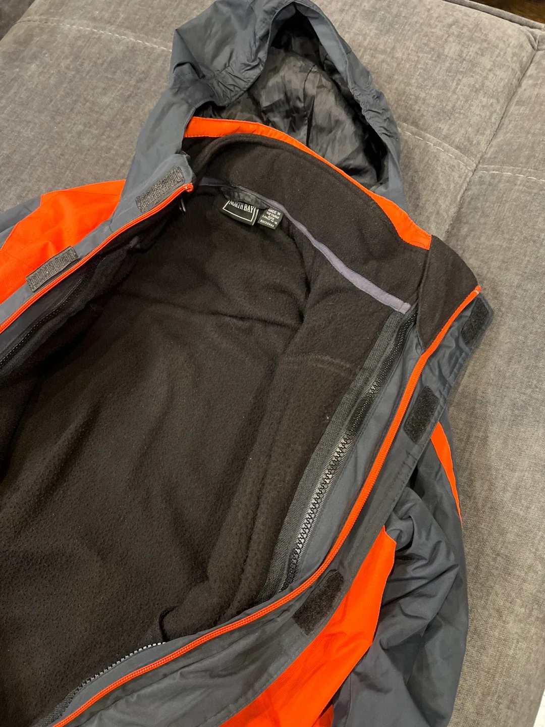 North Bay Jacket, Orange & Gray image indicator(2)