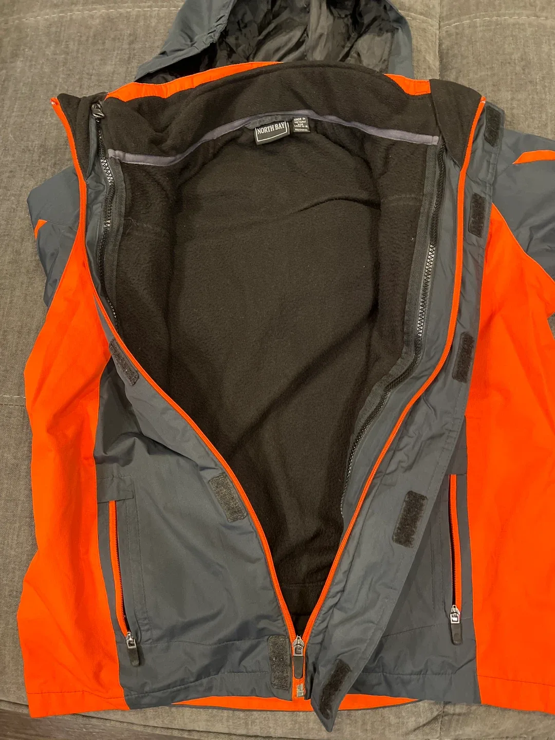 North Bay Jacket, Orange & Gray image indicator(4)