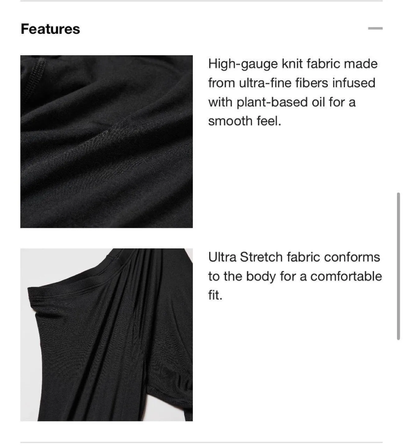 Uniqlo Heattech Ultra Warm Leggings - Black (Large) image indicator(2)