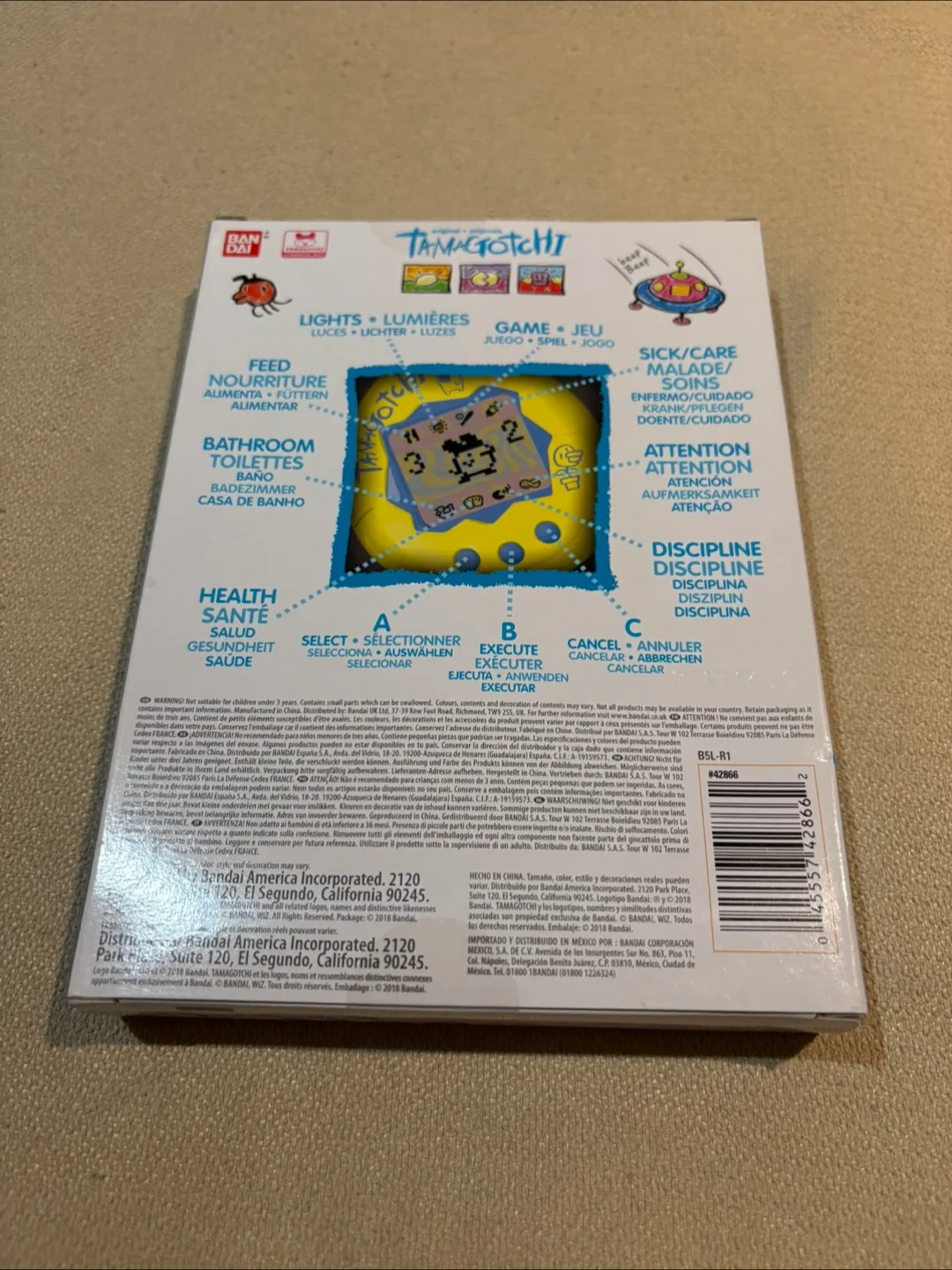 New Bandai Tamagotchi Gen 2 - Original Virtual Pet image indicator(2)