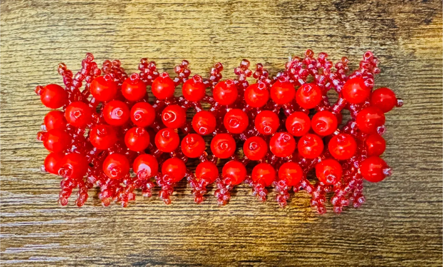 Red Beaded Bracelet