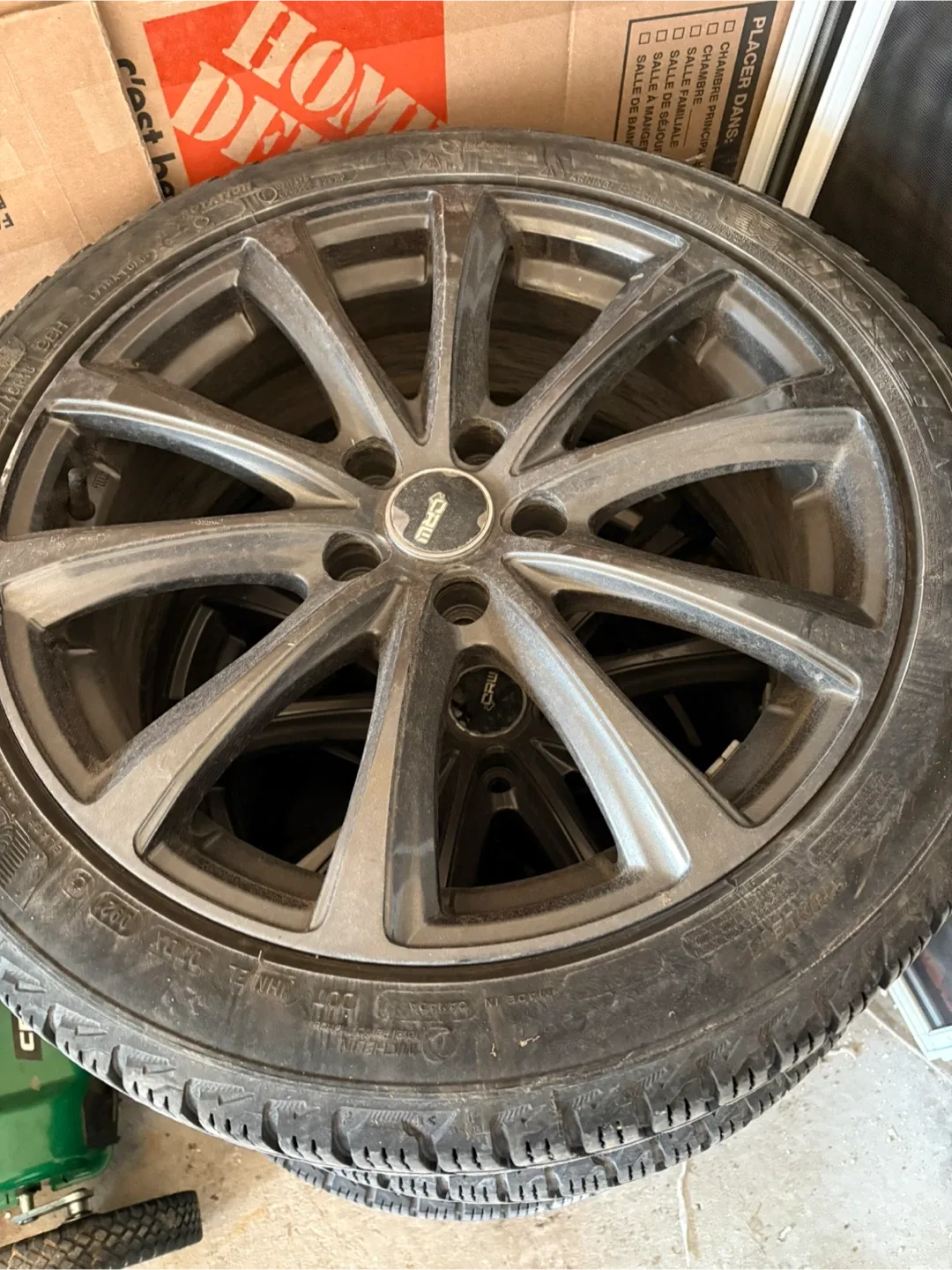 Michelin X-Ice 235/45R18 Winter Tires on DRW Rims