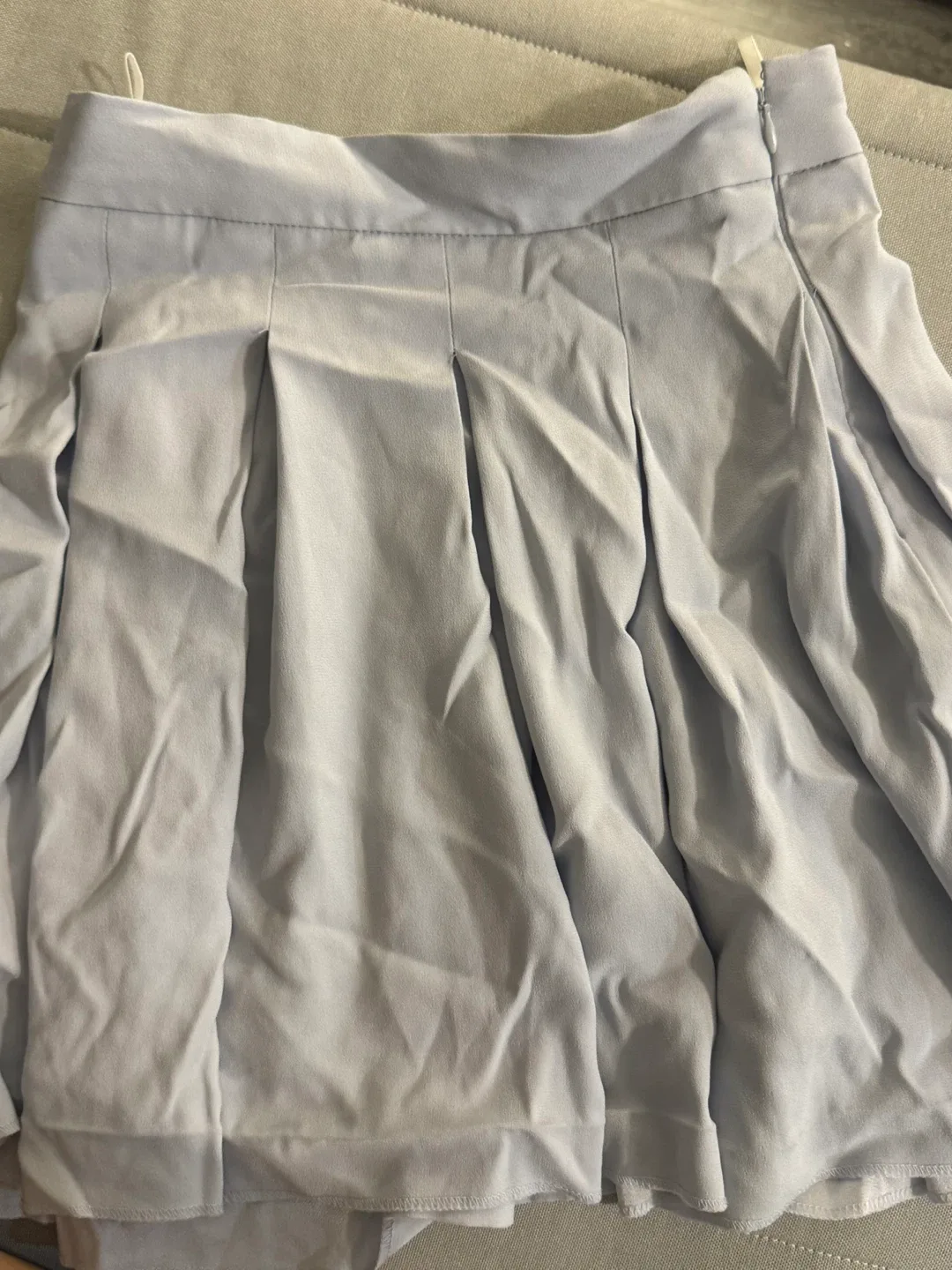 Babaton Savoy Skirt - Cement Blue Size 0 image indicator(2)