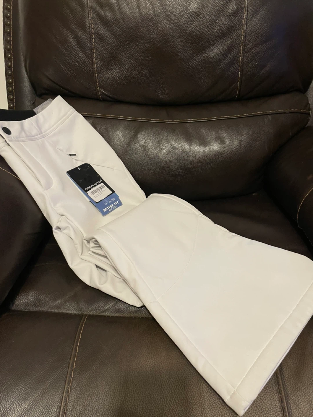 New Obermeyer Women's Hillary Stretch Pant, White, Size 6