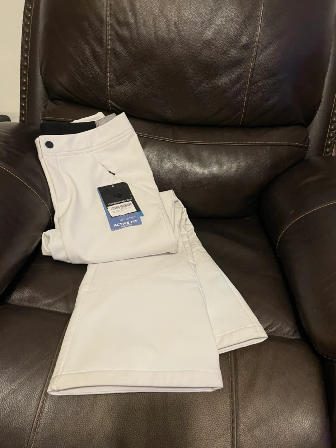 New Obermeyer Women's Hillary Stretch Pant, White, Size 6 - photo 2