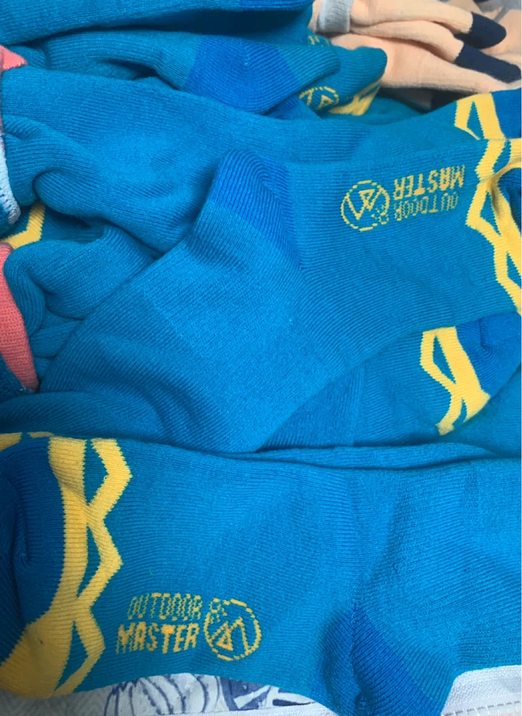 Outdoor Master Socks - Blue, 3 for $10