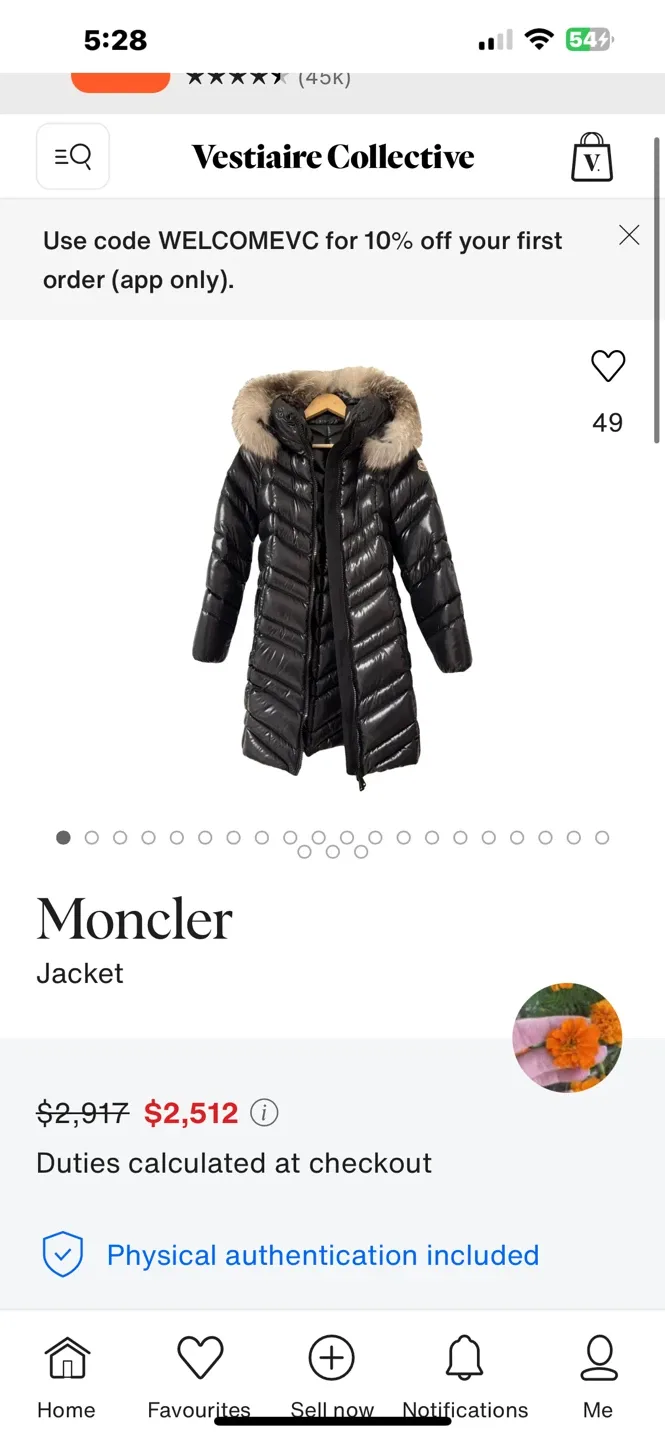 Moncler Black Down Puffer Jacket image indicator(2)