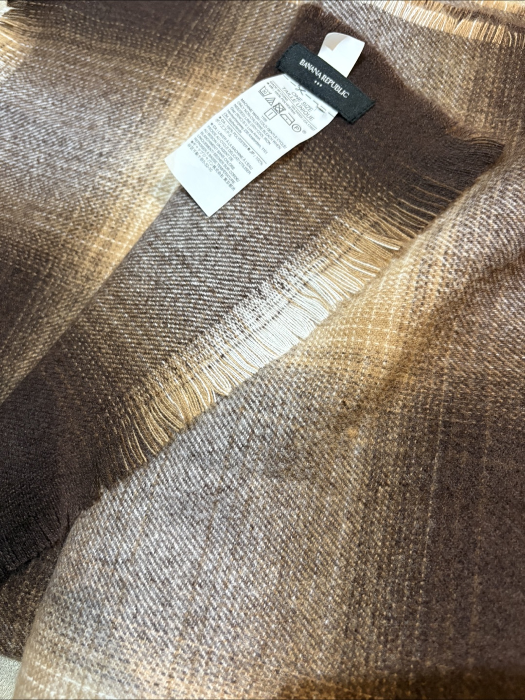 Banana Republic Plaid Scarf - One Size