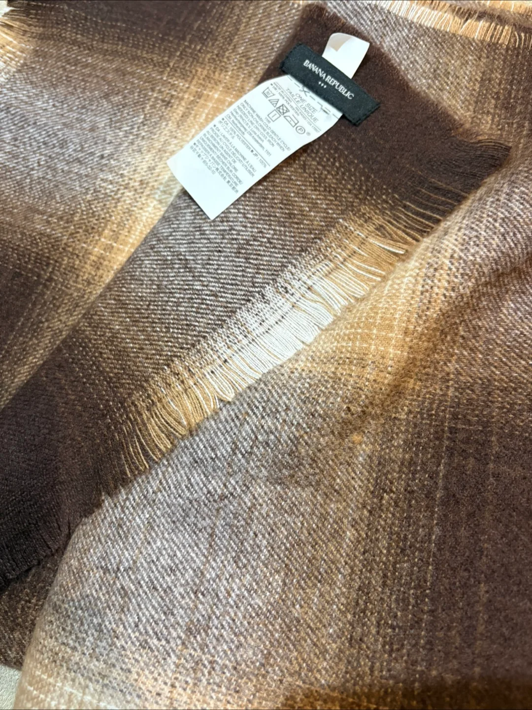 Banana Republic Plaid Scarf - One Size