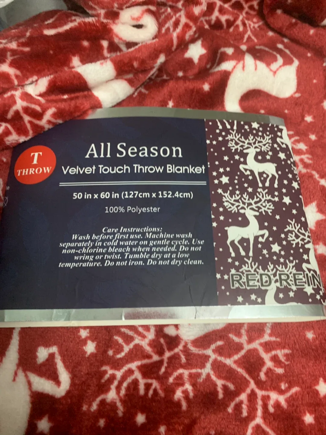 All Season Velvet Touch Throw Blanket