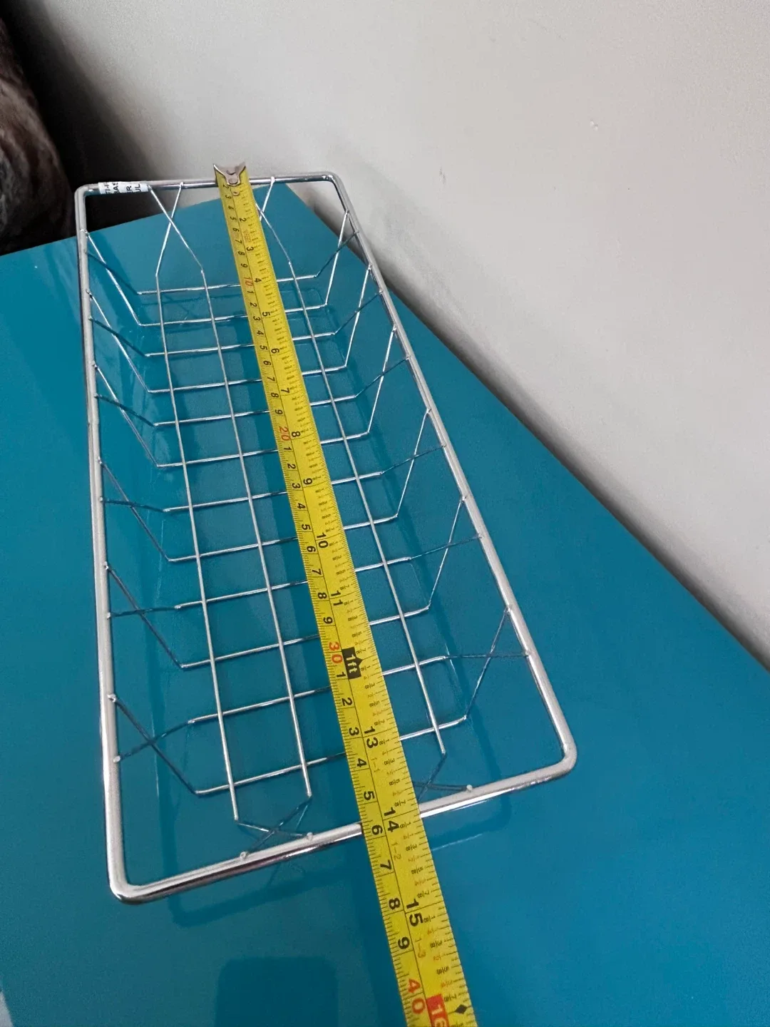 NEW Chrome Wire Storage Basket image indicator(3)