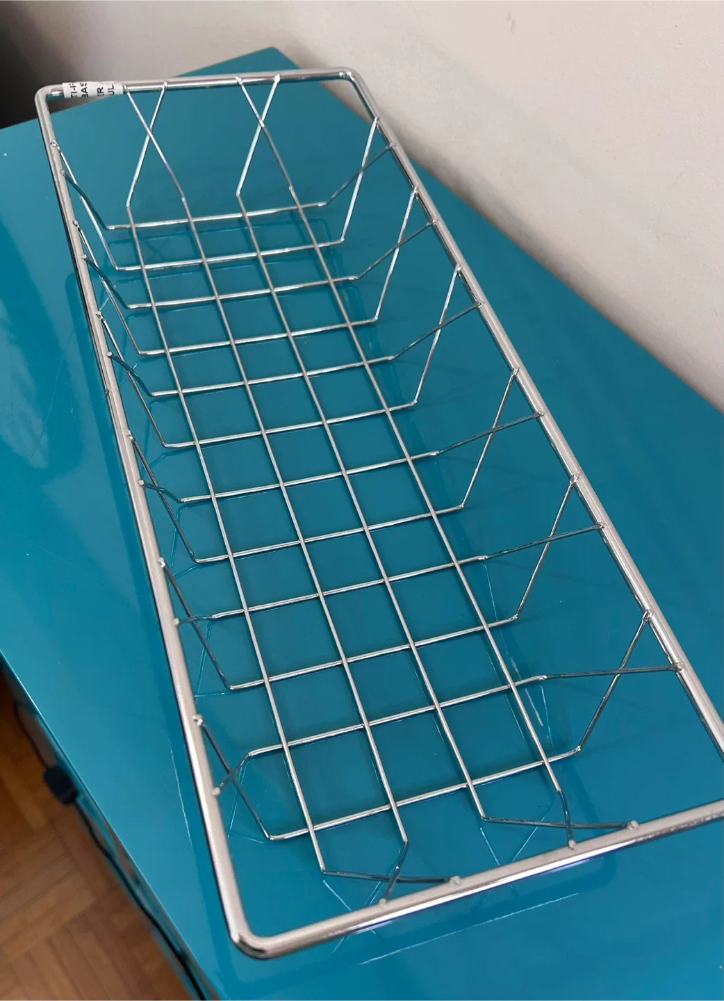 NEW Chrome Wire Storage Basket image indicator(6)